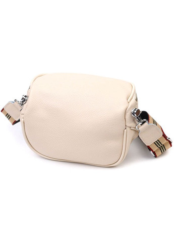 Сумка жіноча через плече шкіряна 22115 Біла Vintage (302007706)