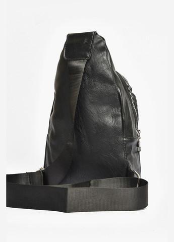 Сумка мужская через плечо из экокожи черного цвета Let's Shop (336147713)