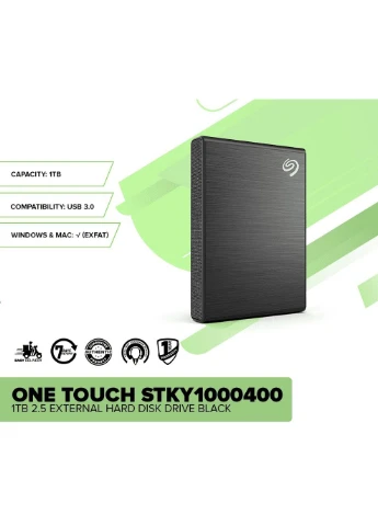 Внешний жёсткий диск с паролем 2.5" USB 1.0TB One Touch with Password (STKY1000400) Seagate (322445595)