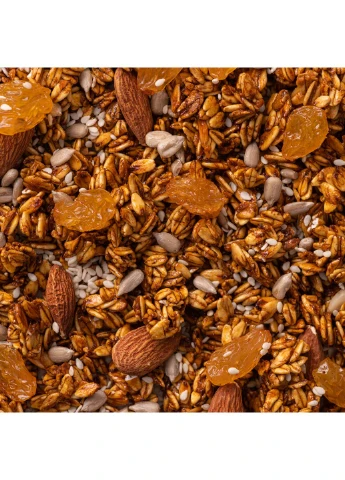 Набір граноли 1 кг Mini Almond та 250 г Nuts Trio для сніданків та перекусів Gregory Mill —