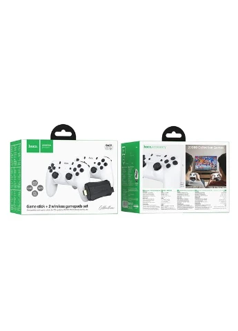 Ігрова приставка + 2 джойстики GA31 Collection game box+two wireless gamepads set Hoco (391226589)