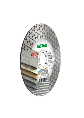 Алмазный диск 1A1R Edge Dry (125 х 1.6 мм, 22.23 мм) отрезной круг 11115537010 (10279) Distar (295038669)