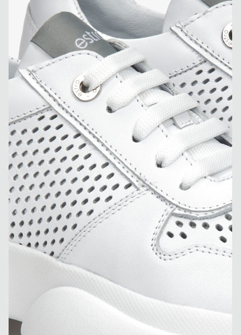 Білі літні кросівки, колір білий Estro
