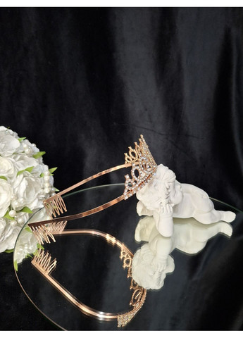 Дитяча діадема, тіара рожеве золото No Brand (369162463)