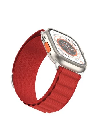 Ремешок для смарт-часов 1-3) Red (ARM81047) Red ArmorStandart Alpina Band для Apple Watch 49/46/45/44/42 (Series (401514521)
