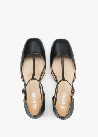 Estro Туфлі, колір чорний чорний з, україна — демісезон (324030567)