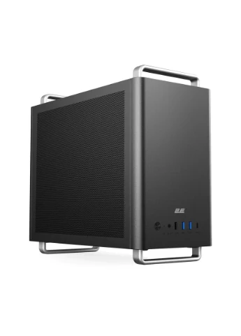 Корпус Credo Mesh V300B-MH без БЖ, 2xUSB3.0, 1х USB 2.0, 1xUSB Type-C, 1x90мм, VGA 310мм, mATX, чорний 2E (393454044)