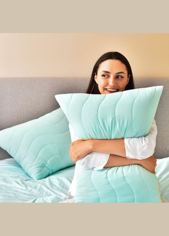 Набір постільної білизни OASIS TM полуторний з ковдрою 140х210 см, наволочка 50х70 см і простирадло 150х220 IDEIA (321990584)