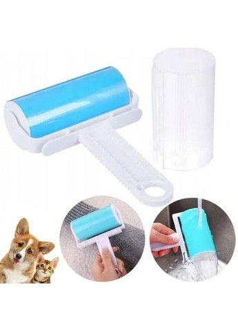 Многоразовый липкий ролик для чистки одежды, силиконовый валик для удаления шерсти животных из одежды и мебели No Brand (306554884)