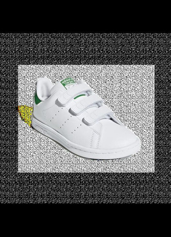 Білі всесезонні дитячі кросівки на липучці, білі, originals stan smith adidas