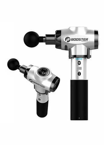 Профессиональный перкуссионный массажер для мышц (24V), ударный пистолет со стальным корпусом. Booster E (341320086)