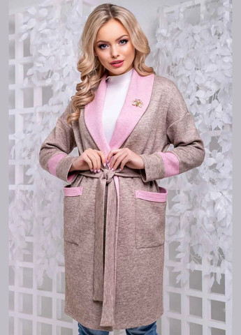 Кофейный демисезонный кардиган Seventeen