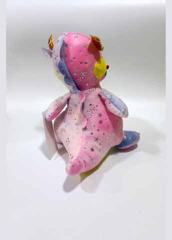 Мягкая игрушка М 16295 "Дракон", размер 22*20см (6900077162950) Розовый No Brand (306830731)