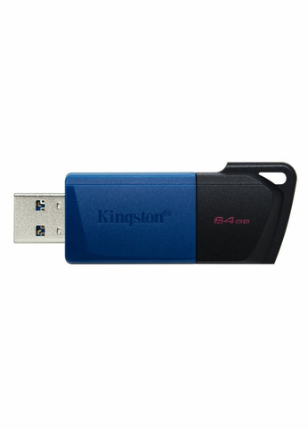 Flash USB 3.2 DT Exodia M 64GB Black/Blue Kingston (300682847)