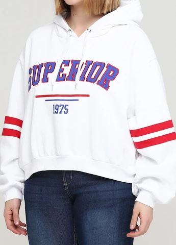 Білий світшот H&M напис (389161847)