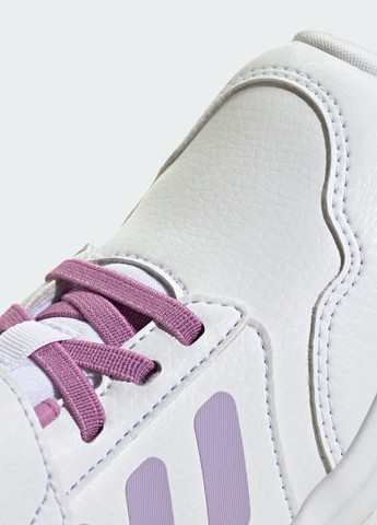 Білі всесезонні кросівки tensaur run 3.0 kids adidas