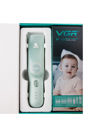 Детская машинка для стрижки с насадками бесшумная аккумуляторная V-155 VGR (368767417)