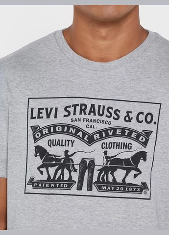 Сіра футболка з коротким рукавом Levi's