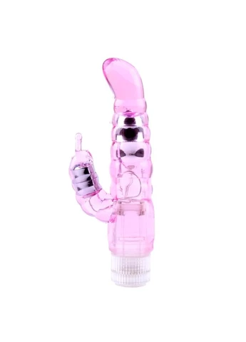 Розовый вибратор с клиторальным стимулятором My Dual Pleasure Chisa (381047401)