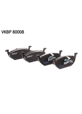 Колодки гальмівні дискові (комплект 4 шт) SKF (368532944)