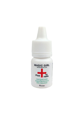 Масло для укрепления и восстановления ногтевой пластины Plus for nails,15 мл Magic Girl (303635390)