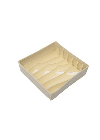 Органайзер для білизни Бежевий на 7 відділень 32х32х10cм Kornel (315752616)