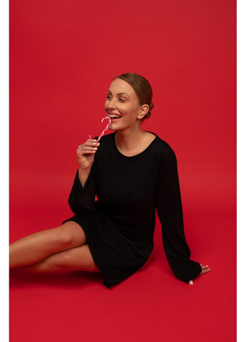 Чорна сукня "міні-кльош" Merge