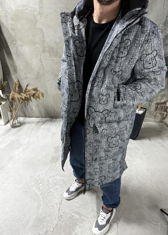 Комбинированная зимняя зимняя куртка с капюшоном No Brand