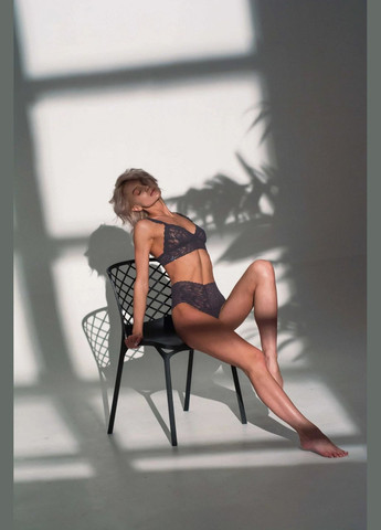 Высокие трусики стринг Hanky Panky 9K1926P Retro Collections granite (297531940)