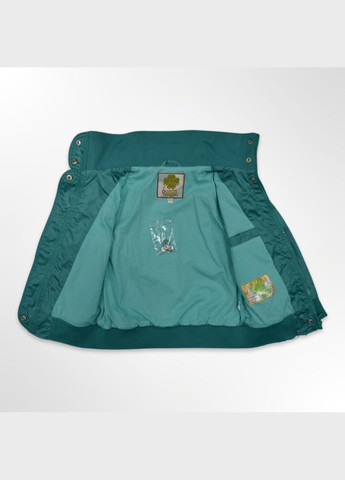 Зелена демісезонна вітровка Quadri foglio