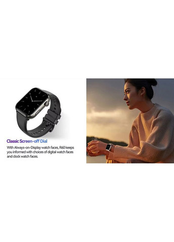 Смарт-годинник R60 Black Blackview (315010908)
