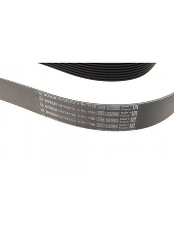 Ремень генератора BMW 5 (F10/F11)/X3 (F25) 2.5/3.0i 09-13 (N52/N53) (8PK1786) 1 987 945 705 (opt-om) Bosch (360491131)