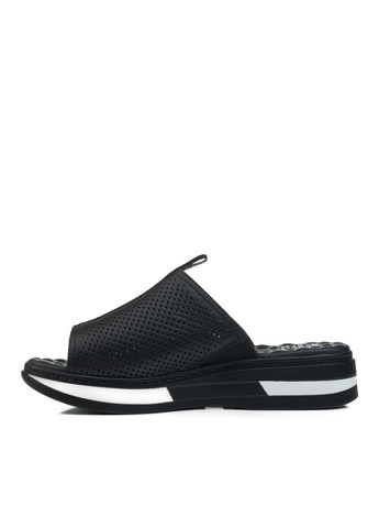 Черные шлепанцы (1521л) Prima d'Arte