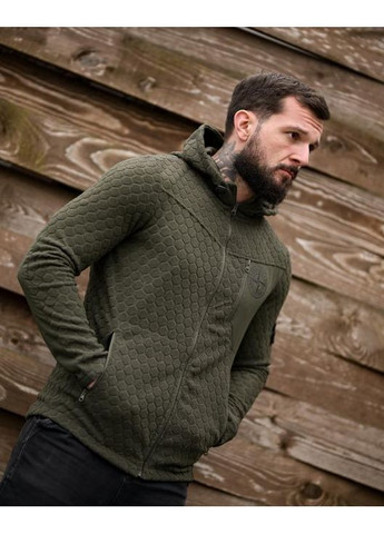 Демісезонна чоловіча флісовка Stone Island олива Freedom (370604037)