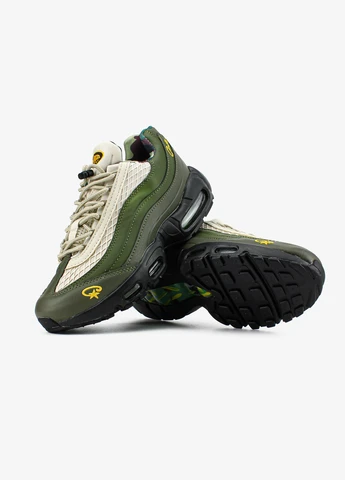 Зеленые всесезонные кроссовки мужские nike air max 95 green | найк аир макс 95 зеленые No Brand