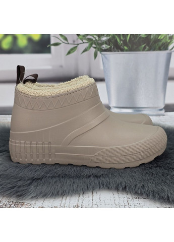 Галоши женские пена ЭВА на меху бежевые высокие Gipanis (366290134)