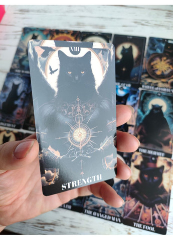 Таро чорного кота Black Cat 6х10 см Tarot (351372761)