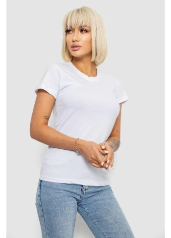 Футболка жіноча однотонна,, 129R8900 No Brand - (381067806)