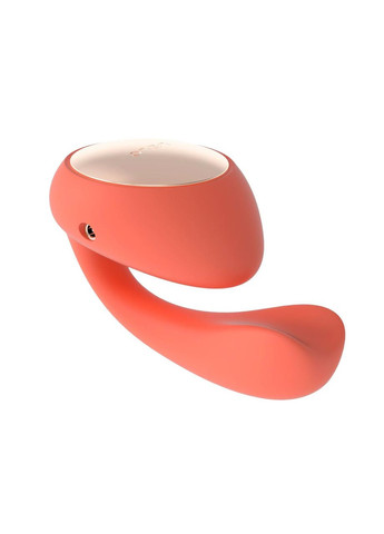 Смарт-вібратор LELO Ida Wave Coral Red, вагінально-кліторальний, технологія WaveMotion, 2 мотори No Brand (366878230)