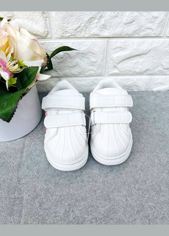 Білі стильні кросівочки для дівчинки NB