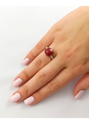 Срібна каблучка з коралом КТ104/б-кр Shatlen Каблучка (356180661)