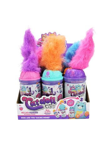 Інтерактивна м'яка іграшка кіт у банці Cat doll, в асортименті - No Brand C2361 (371928360)