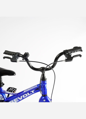 Велосипед REVOLT двоколісний 14 дюймів із додатковими колесами Синій (MG-14015) Corso (316259350)
