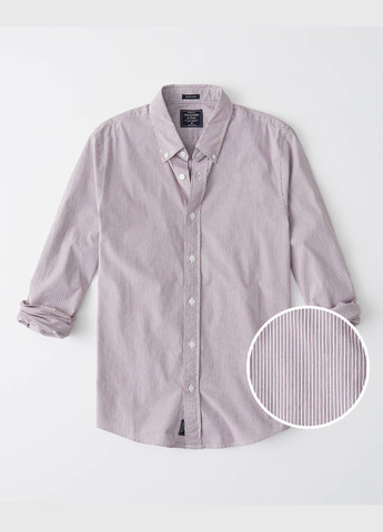 Фиолетовая рубашка Abercrombie & Fitch