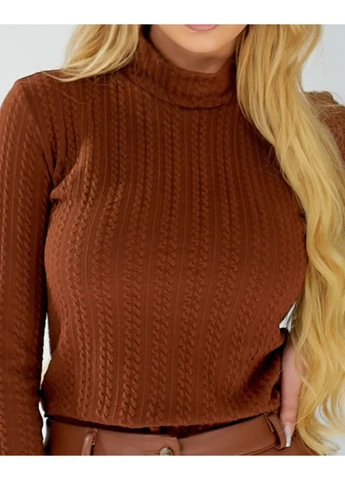 Жіночий трикотажний гольф косічка (ll49870684) LadyLike (369165465)