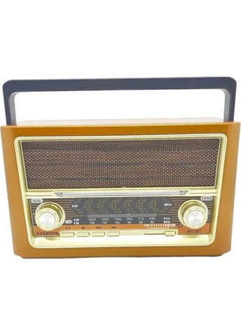 Радіоприймач портативний RT-321 з ліхтарем Bluetooth FM USB SD (1756375708) Everton (326033112)