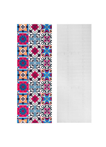 Самоклеящаяся пленка на бумажной основе 0,45х10м х 0,07мм Винтажная бордовая мозаика SW-00000789 Sticker Wall (353968272)