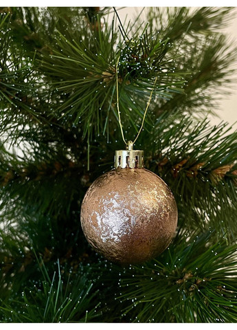 Ялинкові пластикові кульки Chomik комплект 24 шт рожево-пудрові для новорічного декору іграшки на ялинку ProDobro (367265438)