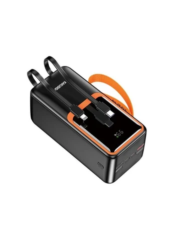 Портативное зарядное устройство (Повербанк) KSC-1090 50000mAh (4USB/2USB-C/22.5W)- черный Kakusiga (368560803)
