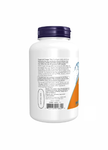 Super Omega EPA 1200mg - 240 Sgels Now Foods (380958300)